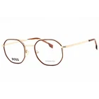Hugo Boss Men's Eyeglasses Gold Brown Havana Geometric Frame 1632 00NR New. Price: $65.54.
