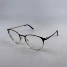 Otis+grey Og 9000 Women's Eyeglasses Frame Gold Black Metal Round 51-19-135 Mm Pre-owned. Price: $22.99.