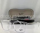Ray-ban RB7260 2001 Clear Silver Rectangle Eyeglasses Frames 54MM Authentic New. Price: $109.99.