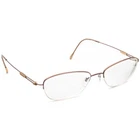 Silhouette Eyeglasses 6640 6051 Titan Pink/gold Half Rim Austria 52 17 140 Pre-owned. Price: $149.99.