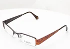 Fysh 3415 Rectangle Brown Orange Half Rim Womens Eyeglasses 51MM New. Price: $49.95.