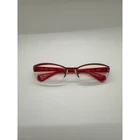 Alain Mikli Titane Red Eyeglasses Frames Hand Made France A0305-06 Titanium Pre-owned. Price: $185.00.