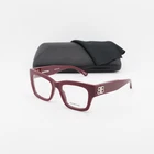 New Balenciaga BB0325O 004 Burgundy 52MM Eyeglasses. Price: $226.79.