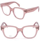 Celine Bold 3 Dots Nude Pink Optical Fashion Eyeglasses CL50110U 045 52MM New. Price: $198.00.