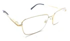 Marchon NYCM-9009 714 Gold Square Metal Eyeglasses Frames 52-16 140 Women Pre-owned. Price: $59.99.
