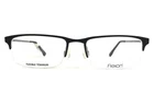 Flexon Eyeglasses Frames E1080 001 Black Silver Rectangle Half Rim 55-18-145 New. Price: $99.99.
