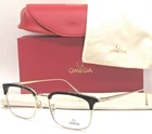 New Omega 5010-H 052 Havana On Pail Gold Authentic Eyeglasses Frame 51-20. Price: $190.00.