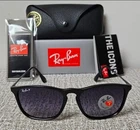 New Ray-ban Chris RB4187 Polarized 54-18 Sunglasses Matte Black Gradient Grey. Price: $37.39.