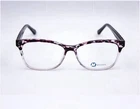 Modern Optical Eyeglass Frame Carmen Plum Tortoise 55-16-140 New. Price: $39.95.