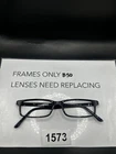 Ray-ban RB5095 2000 Eyeglasses Frame Only 50-16-140 Polished Black Rectangle Pre-owned. Price: $19.99.