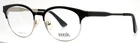 Iconik Eyewear Helen C02 Silver Black Unisex Round Eyeglasses 52-16-140 B:41 New. Price: $54.99.