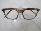 New Flower Ivy Eyeglass Frame 6025 Brown Green Square Full Rim 50-18-140 $88. Price: $20.00.