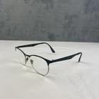Ray-ban RB6365 2861 Black/silver Split 51-17-145 Eyeglasses Frames Only Pre-owned. Price: $49.98.