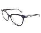 Bebe Eyeglasses Frames BB5169 500 Plum Purple Swarovski Crystals 52-15-135 New. Price: $49.99.
