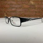 Chelsea Morgan Cm 3016 Bk 53-16-135 Black Metal Full Rim Eyeglasses Frame FF76 New. Price: $24.99.
