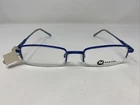 Modern Eyeglasses Frame Cyclone 50-19-140 Navy/beige Half Rim DU17 New. Price: $54.77.