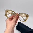 Loewe Women Eyeglasses Green Demo Cat LW50067I Curvy 096 New Authentic. Price: $249.95.