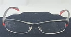 Alain Mikli Eyeglasses Frames ML1004 0041 Red & Black Half Rim Need New Lenses Pre-owned. Price: $39.99.
