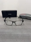 Prada Vpr 06U Eyeglasses VYR-1O1 Grey Tortoise & Black Frames 54/19/145 New. Price: $120.48.