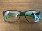 Nike Eyeglasses Frames Only, 7091 54-16-140, Gray/green Pre-owned. Price: $59.99.