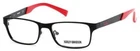 Harley Davidson HD0125T 002 Black/red Metal Eyeglasses Frame 47-16-130 New Rx. Price: $91.60.