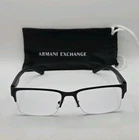 Armani Exchange Eyeglasses Frames Ax 1014 6063 53-17 145 Black Not Demo Lenses New. Price: $40.00.
