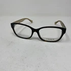 Coach Hc 6049 Tia 5152 Dark Tortoise Crystal Brown 54-16-135 Eyeglasses I208 New. Price: $70.40.