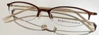 Originale Bcbgmaxazria Orchid Eyeglasses Brown New Metal 50-17-135 Italy. Price: $69.00.