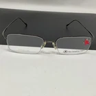 Hart Schaffner Marx T-104 Half Rim Silver Eyeglasses Frames Xxl Large Amber Rare Pre-owned. Price: $59.00.
