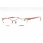 Bebe Women's Eyeglasses Rose Gold Metal Half Rim Cat Shape Frame BB5212 770 New. Price: $28.32.