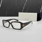 New GG1406O 002 Gucci Havana Square Women Eyeglasses. Price: $199.00.