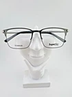 Superflex Titanium SF-1168T Designer Eyeglasses Frame 55-18-145 Khaki Grey M216 New. Price: $74.39.