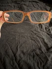Versace Womens Rectangular Full Rim Brown Plastic/metal Eyeglass Frames 3093-B Pre-owned. Price: $300.00.
