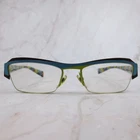 Alain Mikli AL1202 M08B Eyeglasses Green Blue Brown Mosaic Pixel France Womens Pre-owned. Price: $224.99.