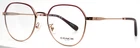 Coach HC5164D 9331 Rose Gold Burgundy Womens Round Eyeglasses 54-19-145 B:48 New. Price: $84.99.