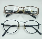 Oleg Cassini Eyeglasses 52-18-130 Gold Or 47-20-140 Blue Frames New. Price: $74.99.