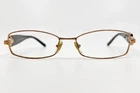 Versace Eyeglasses Frames Only, Mod. 1139 1053, 52-16-135, Brown, Made In Italy Pre-owned. Price: $48.99.