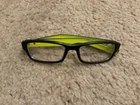 Nike 7085 002 Eyeglasses Black Green Frame Only Pre-owned. Price: $25.00.