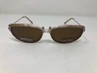 Magic Clip Eyeglasses Frames W/ Sunglasses M337 Metal Brown 53-15-135 R100 New. Price: $40.16.