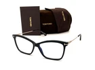 Tom Ford FT5687-B 001 Black / Clear Lenses 56MM Eyeglasses TF5687 New. Price: $109.45.