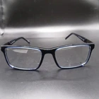 Geoffrey Beene Xl G510 Navy Blue Rectangular Eyeglass Frames 57-18-150 New. Price: $45.32.