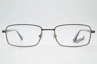 Persol 2414-V Bronze Silver Brown Square Eyeglass Frame New. Price: $216.32.