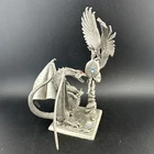Vtg Partha Pewter 1990 Archangel Michael Fighting The Dragon Tom Meier B5618 Used. Price: $19.88.