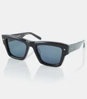Valentino Xxii VLS-106 Sunglasses Black/green Square Shape 50MM New!!. Price: $550.00.