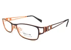 Kliik Eyeglasses Frames K-445 330 Purple Orange Rectangle Full Rim 49-18-135 New. Price: $89.99.