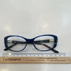 Elle EL13385 Blue Plastic Full Rim Eyeglasses Women's 51.16.135 Solid New. Price: $39.95.