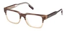 Ermenegildo Zegna EZ5260 050 Brown Ombre Square Eyeglasses Frame 52-18-145 New. Price: $211.60.