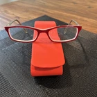 Puma PU15335 Red Rectangular Full Rim Eyeglasses Frames 49-16-135 Pre-owned. Price: $24.99.