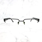 Burberry B1110 1001 Eyeglasses Black Rectangular Half Rim Frame 53-18-140 Pre-owned. Price: $89.99.
