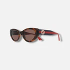 Gucci GG1862S Women's Brown Tortoiseshell Cat Eye Sunglasses 52-21-145 New. Price: $156.08.